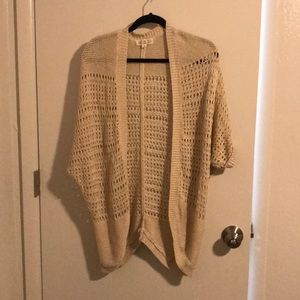 Crochet cardigan, half sleeve